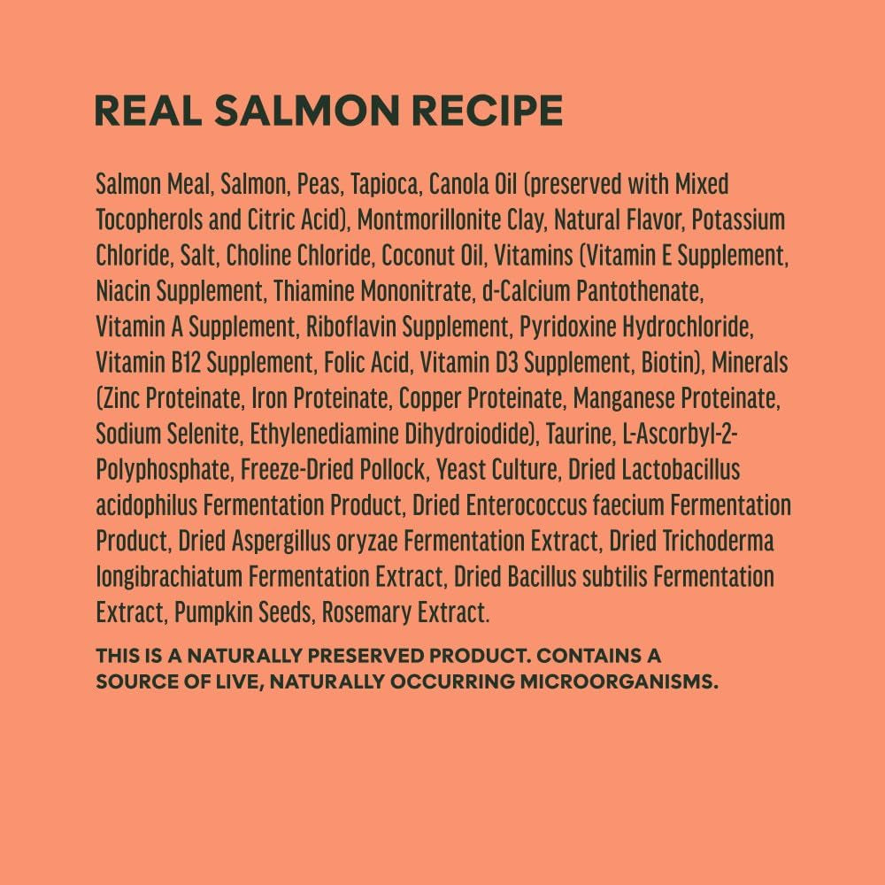 Instinct Limited Ingredient Salmon Dry Dog Food – 20 lb — manufacturer ingredient list