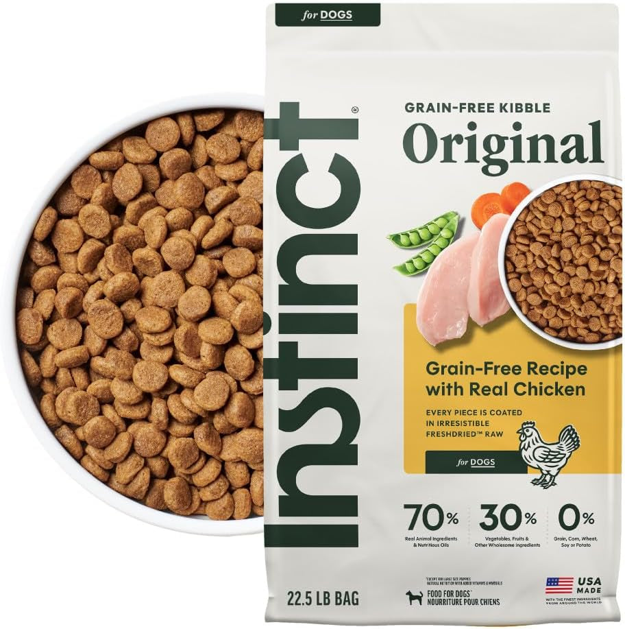 Instinct Original Chicken Dry Dog Food – 22.5 lb — product packaging