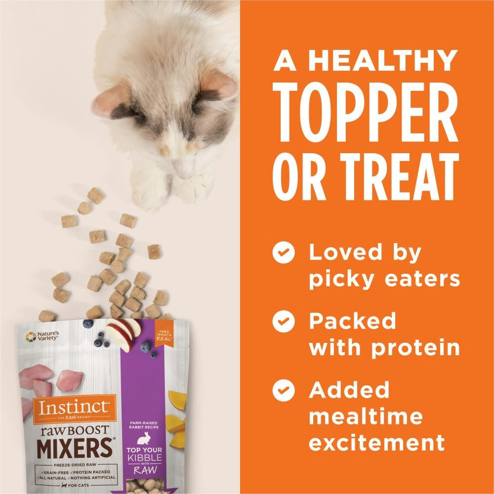 Instinct Rabbit Mixers Cat Topper – 2 × 6 oz — recipe information, image 6