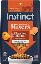 Instinct Digestive Health Cat Mixers – 5.5 oz — packaging and food