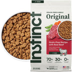 Instinct Original Beef Dry Dog Food – 20 lb — packaging and food