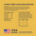 Instinct Chicken Mixers Cat Topper – 6 oz — manufacturer feeding guide and nutrition panel