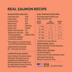 Instinct BeNatural Salmon & Brown Rice Dog Food – 4.5 lb — manufacturer feeding guide and nutrition panel