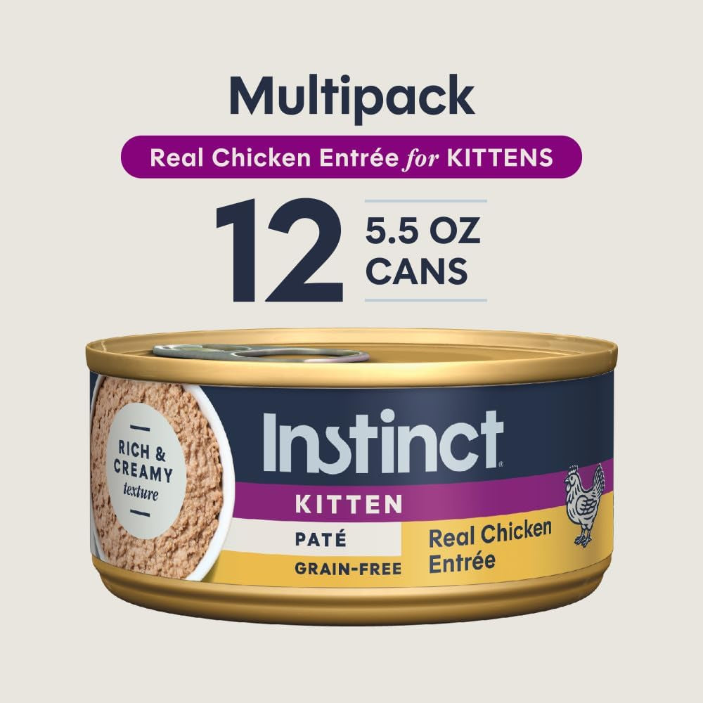 Instinct Chicken Pâté Kitten Food – 12 × 5.5 oz — recipe information, image 6