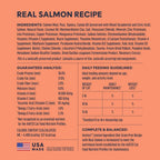 Instinct Limited Ingredient Salmon Dry Cat Food – 4.5 lb — manufacturer feeding guide and nutrition panel