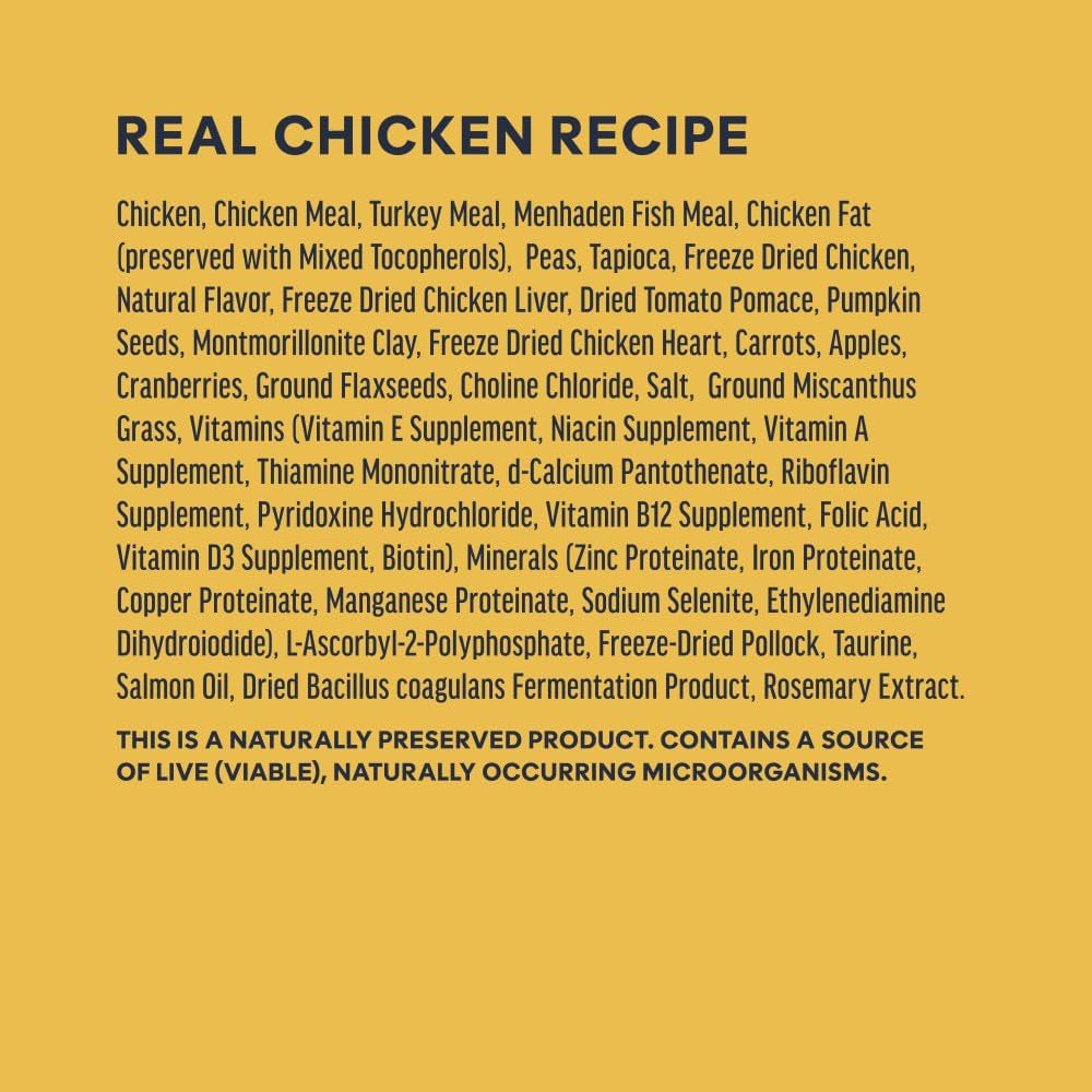 Instinct RawBoost Chicken Cat Food – 10 lb — manufacturer ingredient list