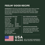Instinct Duos Feelin’ Good Chicken Dog Treats – 4 oz — manufacturer feeding guide and nutrition panel
