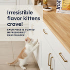 Original Kitten Dry Food, Raw Coated, Real Chicken, 4.5 Lb. Bag