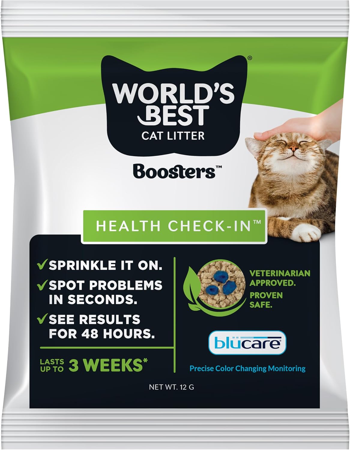 World’s Best Cat Litter Health Check-In Color-Changing Additive — 12g