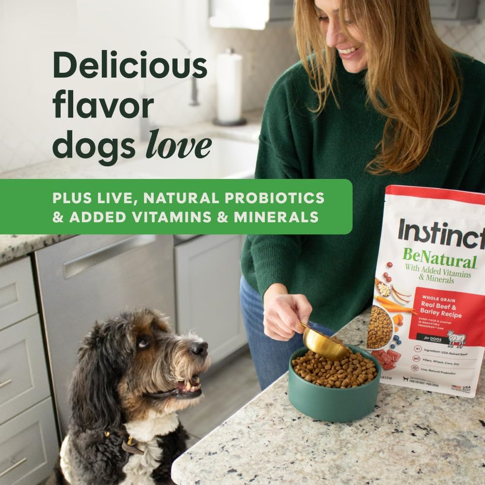 Benatural Dry Dog Food, Whole Grain, Salmon & Brown Rice, 4.5 Lb.