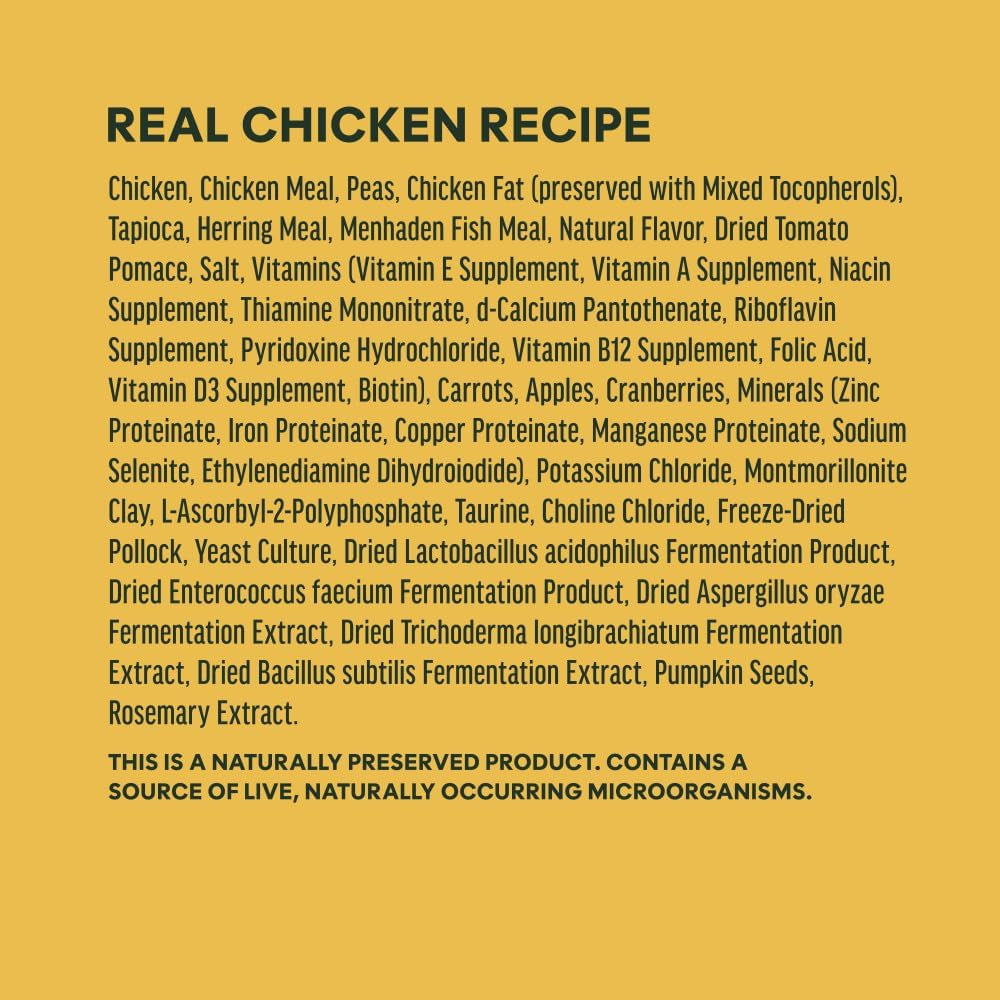 Instinct Original Chicken Dry Dog Food – 22.5 lb — recipe information, image 6