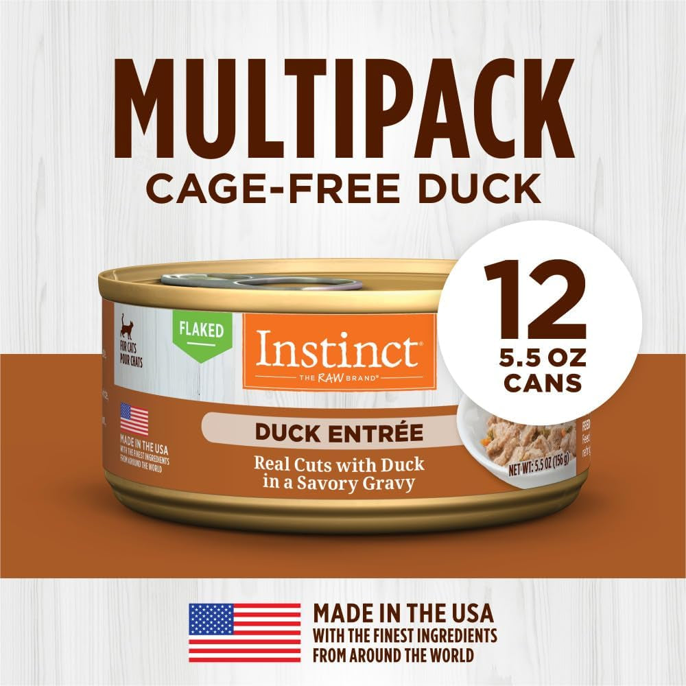 Instinct Duck Flaked Wet Cat Food – 12 × 5.5 oz — recipe information, image 5