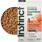 Instinct Limited Ingredient Salmon Dry Dog Food – 20 lb — packaging and food
