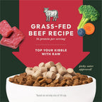 Raw Boost Mixers Freeze Dried Dog Food Toppers for Dry Food, Grain Free Dog Food Toppers with Beef for Dogs, 14 Oz