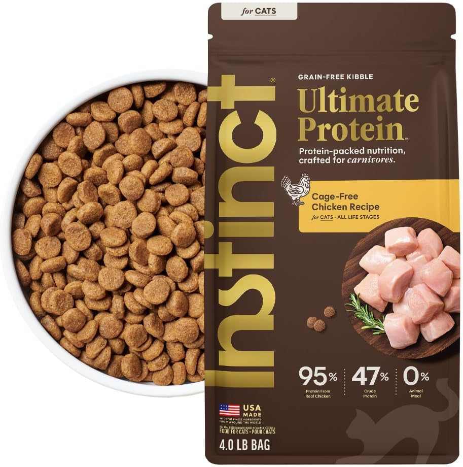 Instinct Ultimate Protein Chicken Cat Food – 4 lb — product packaging