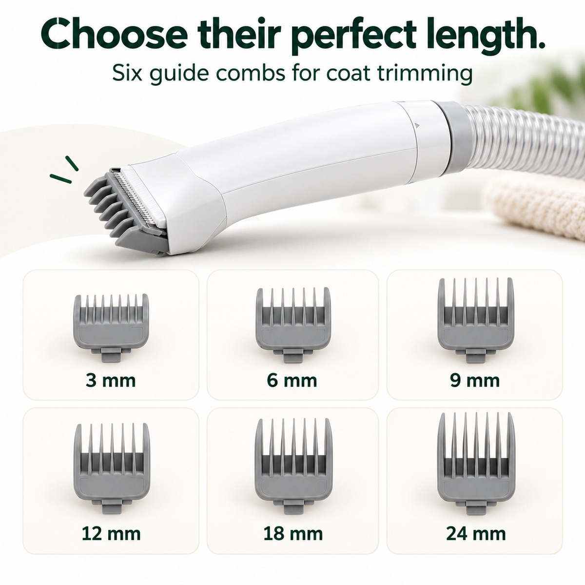 Pet Grooming Vacuum Kit