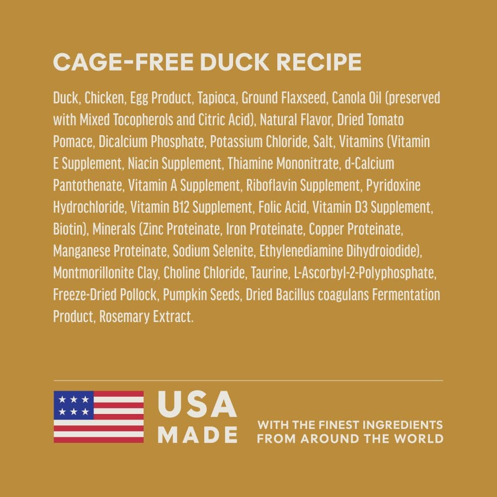 Instinct Ultimate Protein Duck Cat Food – 4 lb — recipe information, image 6