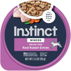Instinct Rabbit Minced Wet Cat Food – 12 × 3.5 oz — packaging and food