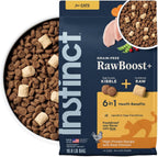 Instinct RawBoost Chicken Cat Food – 10 lb — packaging and food