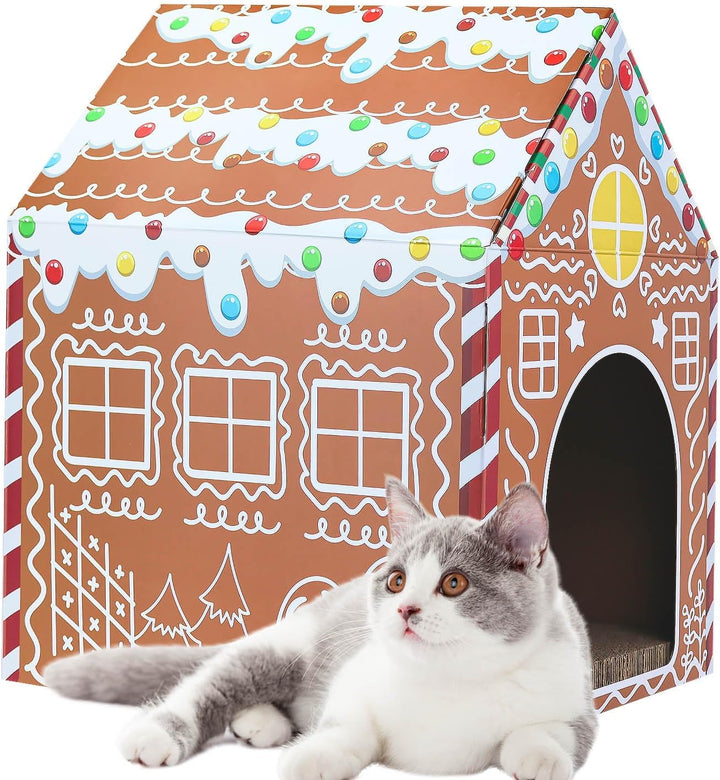 Gingerbread House Cat Scratcher