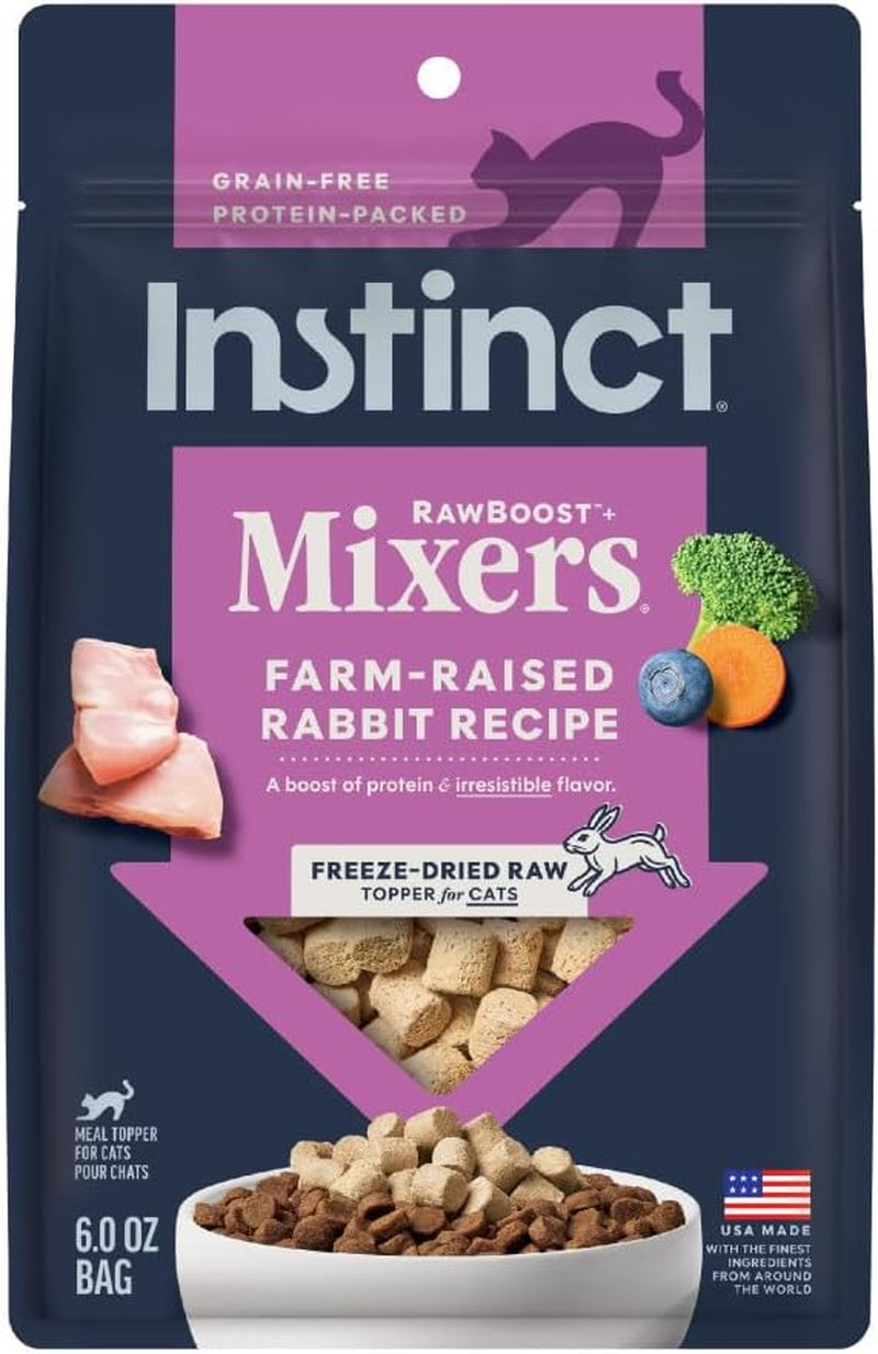Instinct Rabbit Mixers Cat Topper – 6 oz — product packaging