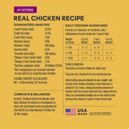 Instinct Original Chicken Kitten Food – 4.5 lb — manufacturer feeding guide and nutrition panel