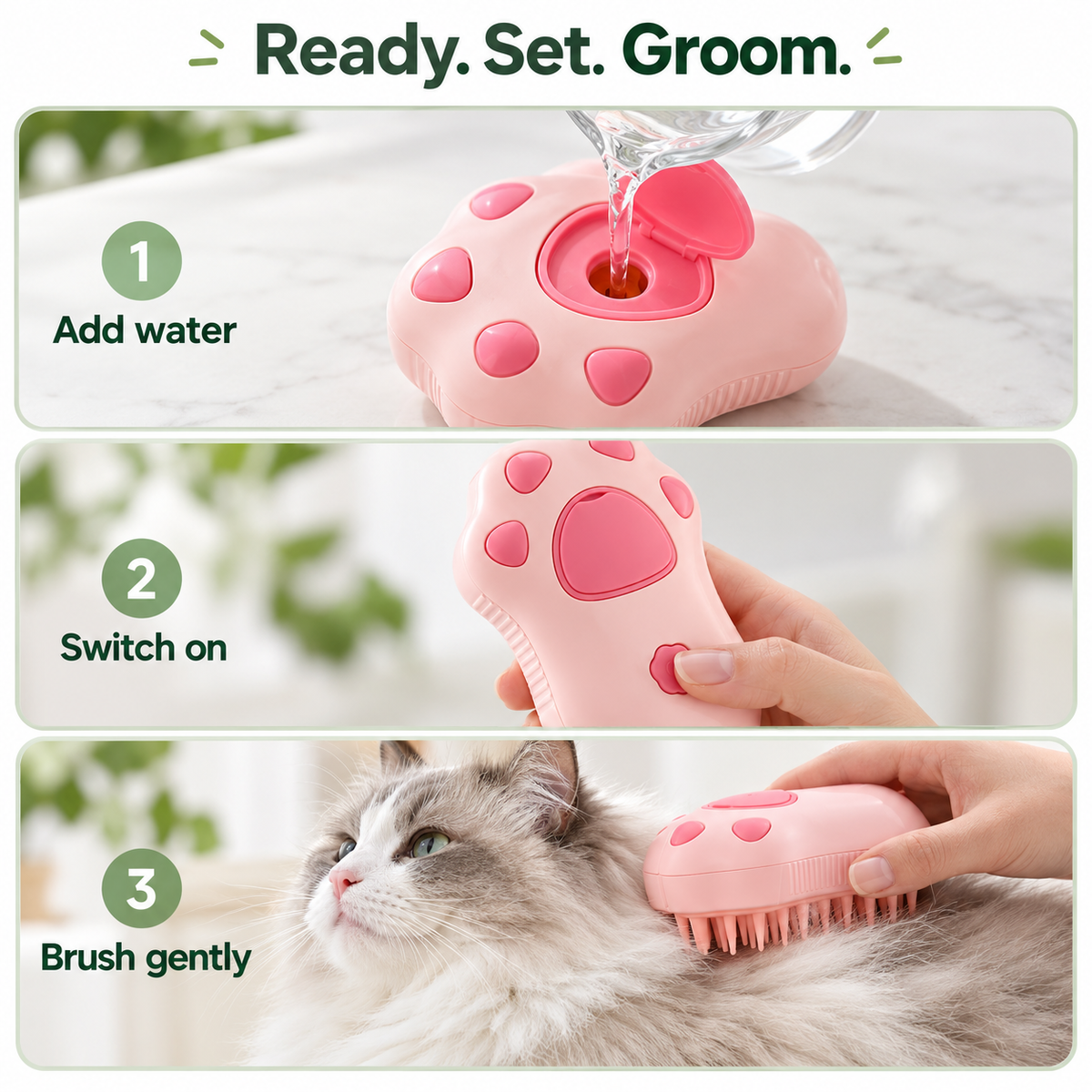 Misting Grooming Brush