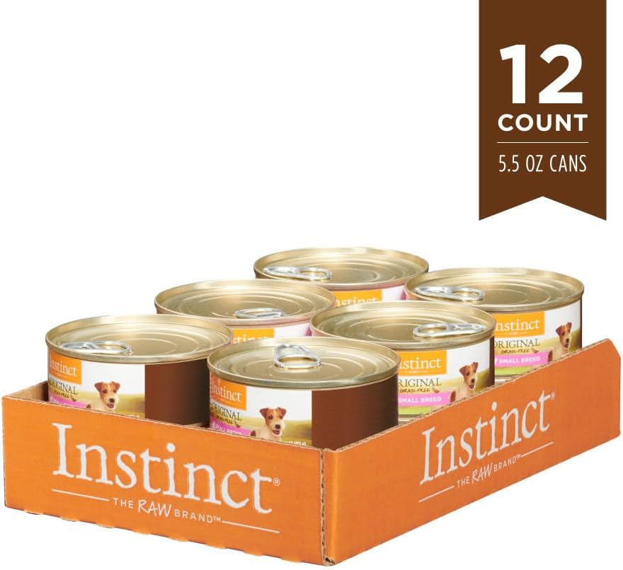 Instinct Original Small Breed Chicken Wet Dog Food – 12 × 5.5 oz — recipe information, image 7