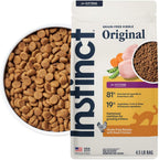Instinct Original Chicken Kitten Food – 4.5 lb — packaging and food
