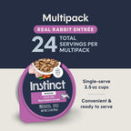 Original Minced Cups, Wet Cat Food, Rabbit, 3.5 Oz (12 Count)