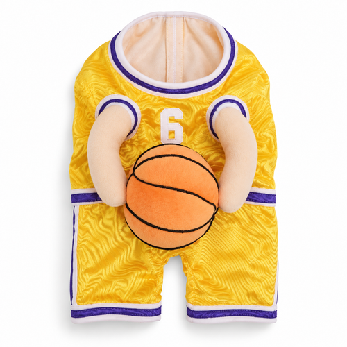 basketball costume set only on white — AI styled from actual product references