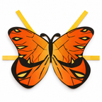 butterfly costume set only on white — AI styled from actual product references