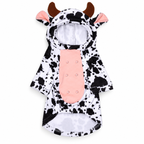 cow costume set only on white — AI styled from actual product references