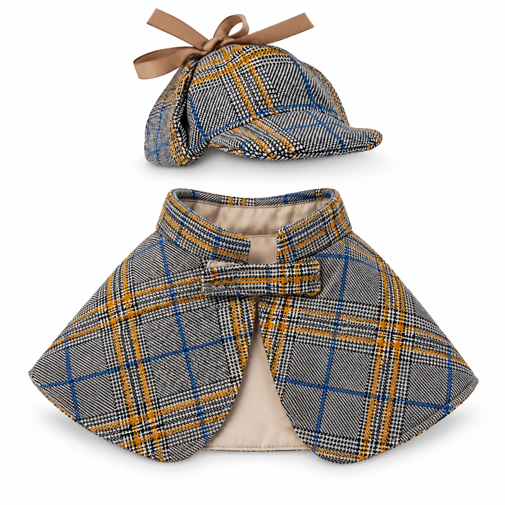 detective costume only on white — AI styled from actual product references