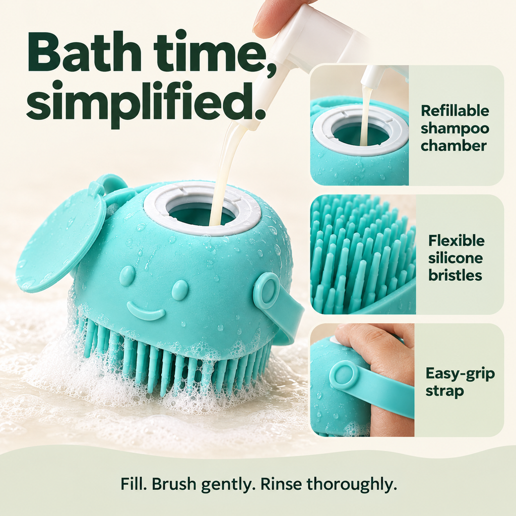SplashPaw Bath Brush — features and how to use