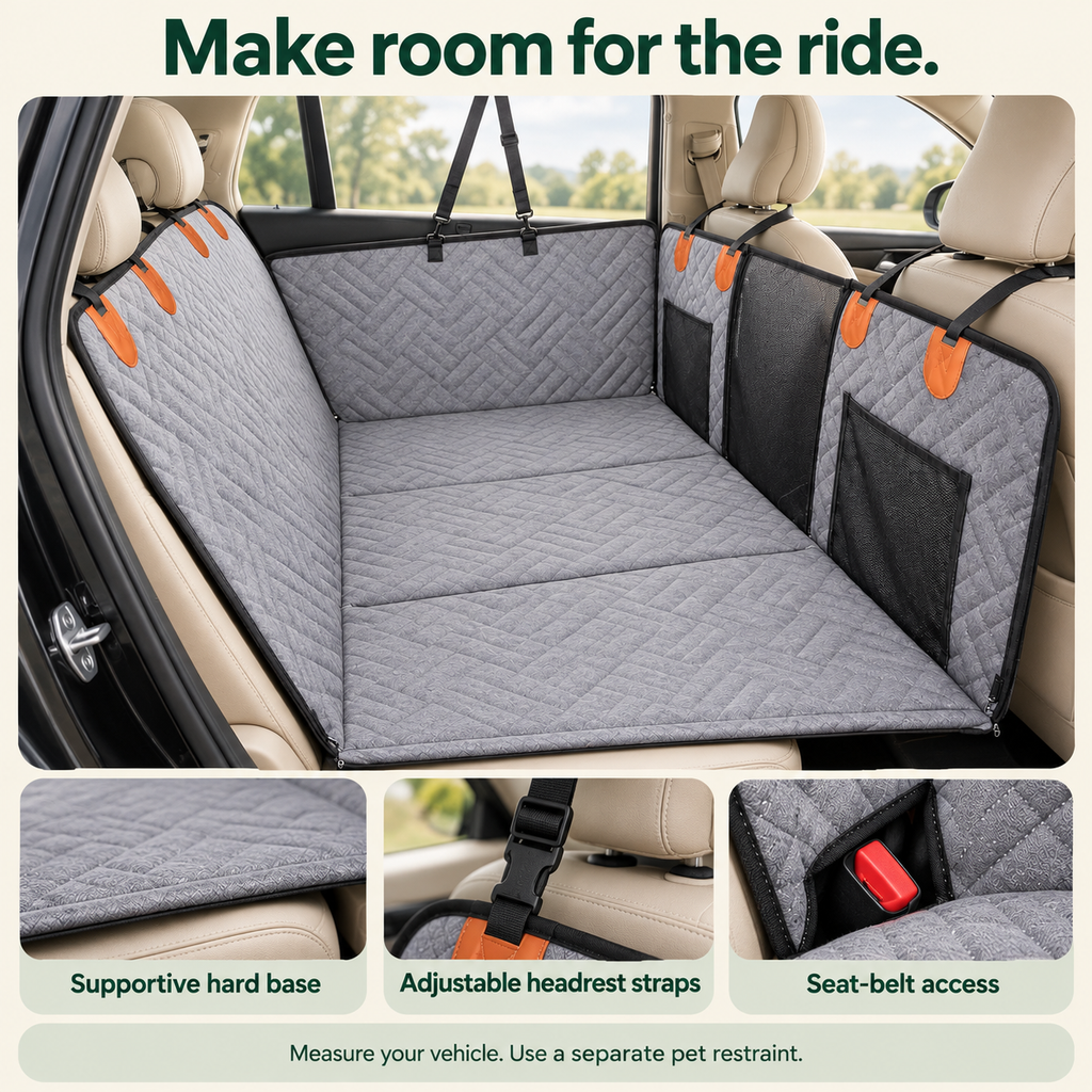 Dog Car Seat Cover — features and how to use
