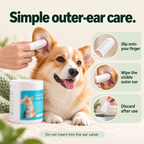 Pet Ear Cleaning Finger Wipes — features and how to use