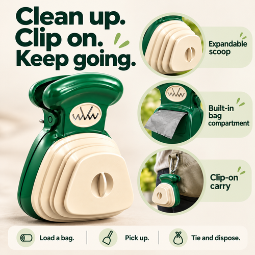 Foldable Poop Scoop — features and how to use