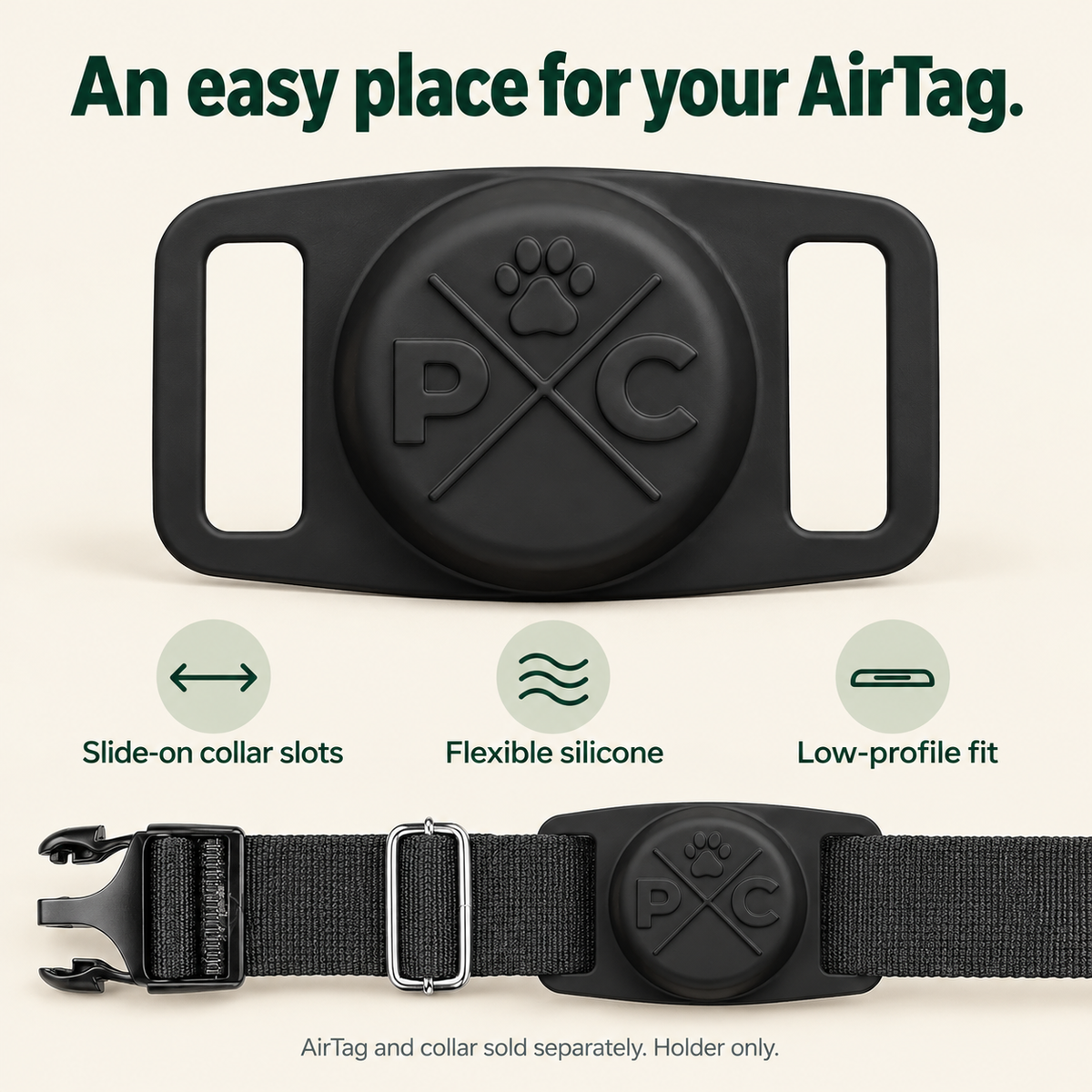 AirTag Collar Holder — features and how to use