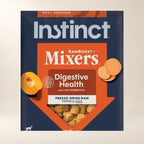 Instinct Digestive Health Cat Mixers – 5.5 oz — close-up of the authentic packaging label