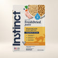 Instinct FreshDried Chicken Pâté Cat Food – 13 oz — authentic packaging on a cream background