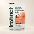 Instinct Limited Ingredient Salmon Dry Dog Food – 20 lb — authentic packaging on a cream background