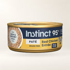 Instinct Original Chicken Pâté Cat Food – 12 × 5.5 oz — authentic packaging on a cream background
