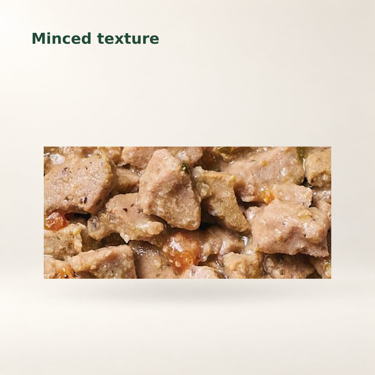 Instinct Rabbit Minced Wet Cat Food – 12 × 3.5 oz — food texture from the manufacturer photograph