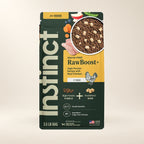 Instinct RawBoost Chicken Dog Food – 3.5 lb — authentic packaging on a cream background