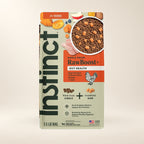 Instinct RawBoost Gut Chicken & Brown Rice Dog Food – 3.5 lb — authentic packaging on a cream background